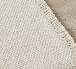 Mason Handwoven Cotton Fringe Table Runner