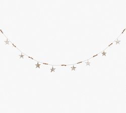 Wooden Star Garlands - Set of 2