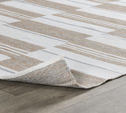 Daley Handwoven Striped Outdoor Performance Rug