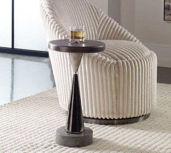 Elijah Round Cocktail Table Pottery Barn