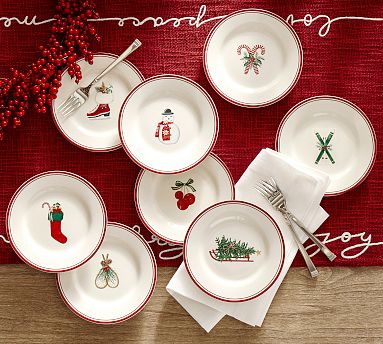 Christmas appetizers plates hotsell