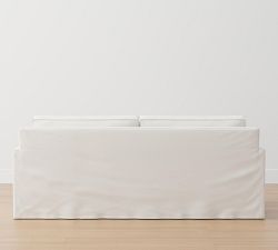 Cameron Square Arm Slipcovered Sofa (61&quot;&ndash;96&quot;)