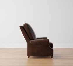 James Roll Arm Leather Manual &amp; Power Recliner