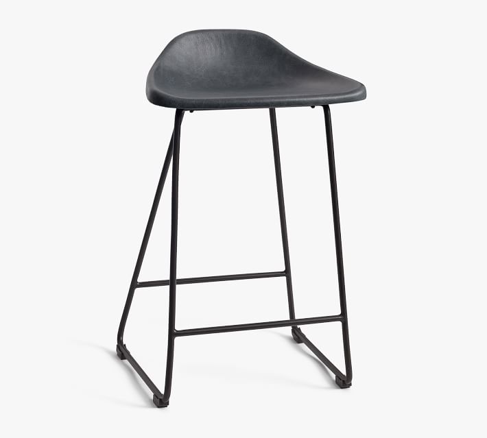Brenner leather counter stool discount