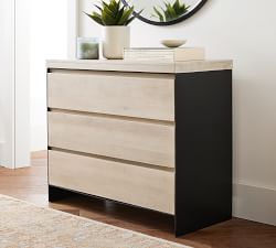 Cayman Metal 3-Drawer Dresser (40&quot;)