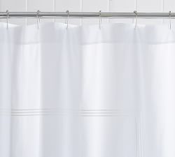 Grand Embroidered Organic Shower Curtain