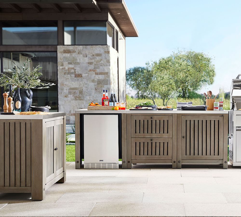 Abbott Acacia Ultimate 3-Piece Outdoor Kitchen Set