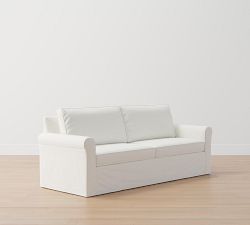 Cameron Roll Arm Slipcovered Sofa (63&quot;&ndash;98&quot;)