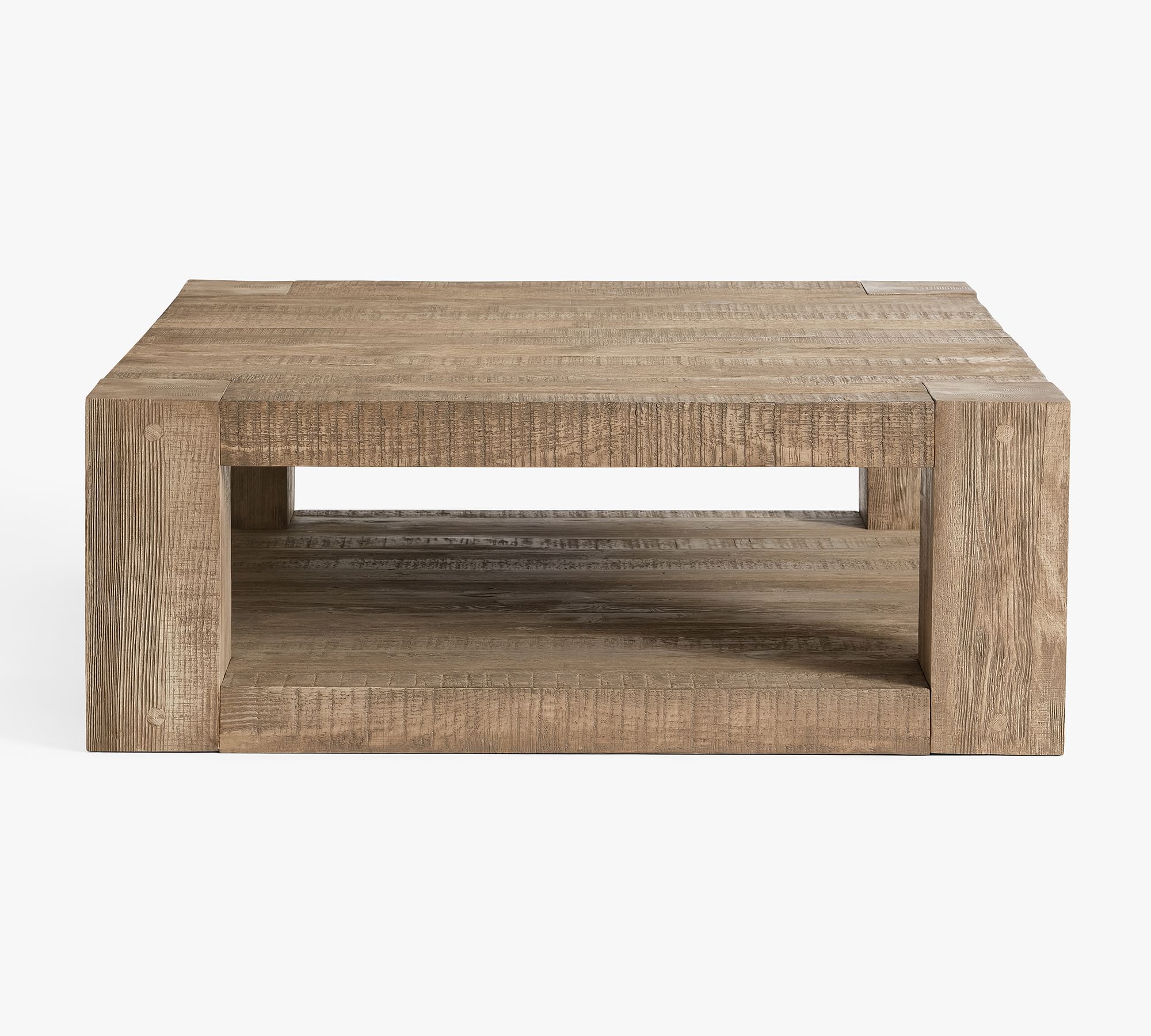 Alt image 1 for Palisades Square Reclaimed Wood Coffee Table (44")