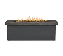 Epsom Concrete Rectangular Propane Fire Pit Table (48&quot;)