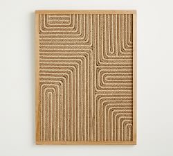 Woven Rope Handcrafted Framed Wall Art