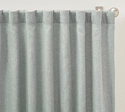 Pottery Barn shops Belgian Linen Blackout Curtain