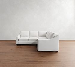 York Slope Arm 3-Piece L-Shaped Sectional (92&quot;)