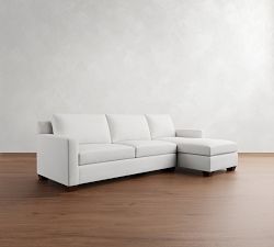 York Square Arm Chaise Sectional (84&quot;&ndash;114&quot;)