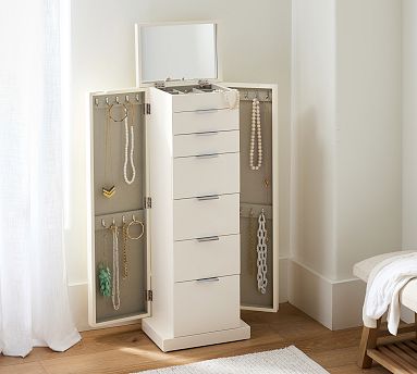 Stella Standing Jewelry Organizer Pottery Barn
