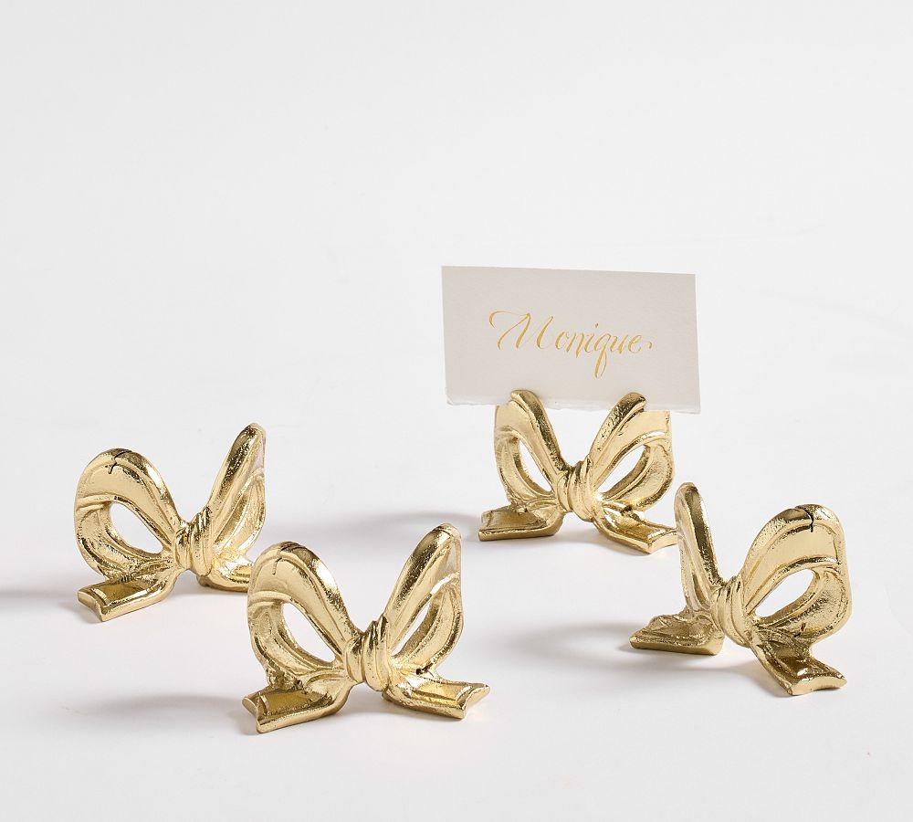 Monique Lhuillier Clara Bow Place Card Holders - Set of 4