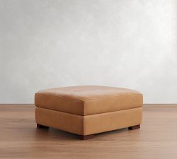 Turner Leather Sectional Ottoman