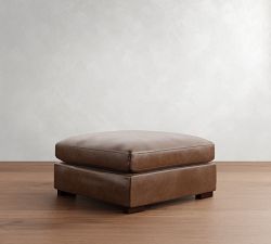 Turner Leather Sectional Ottoman