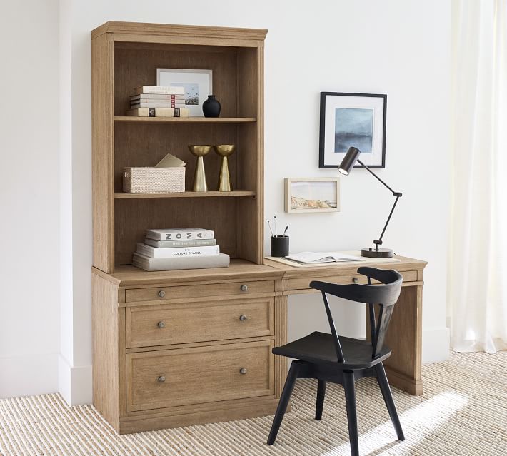 Livingston Desk Bookcase Set Seadrift Pottery Barn