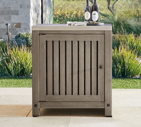 Abbott Outdoor Kitchen Acacia Single-Door Cabinet (31")