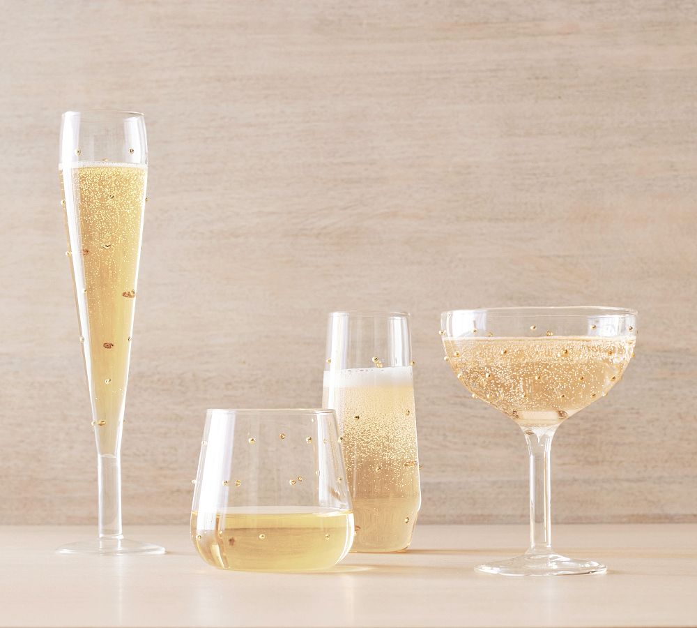 Confetti Stemless Wine Glass