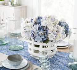 Faux Blue Hydrangea Bundle