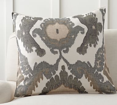 Hudson Ikat Decorative Pillow Cover Pottery Barn