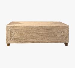 Noah Rectangular Woven Coffee Table (48&quot;)