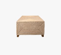 Noah Rectangular Woven Coffee Table (48&quot;)