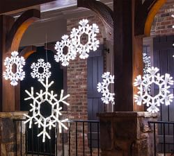 Cool White LED Folding Snowflake