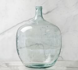 Recycled Glass Demijohn Vases