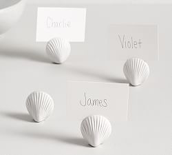 Shell Place Card Holders, Set of 4