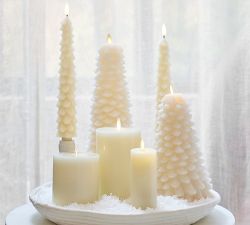 Premium Flickering Flameless Wax Pillar Candle