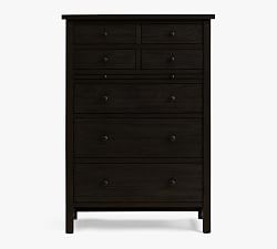 Farmhouse 7-Drawer Tall Dresser, Charcoal