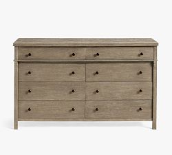 Toulouse 8-Drawer Dresser, Gray Wash