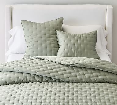 Gray popular Mist TENCEL™ Tufted Quilt, King/Cal. King