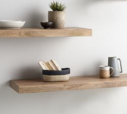 Brighton Floating Wood Shelves (36&quot;-60&quot;)