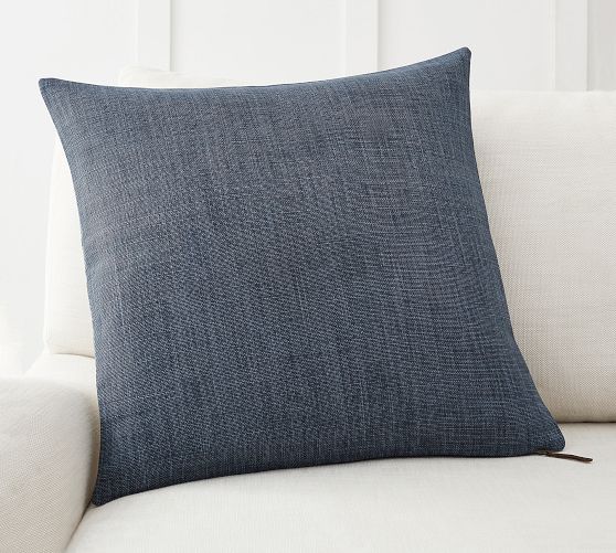 SET Pottery Barn buy Faye Linen Textured Pillow Covers (2)