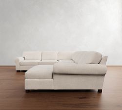 Turner Roll Arm L-Shaped Chaise Sectional (142&quot;)