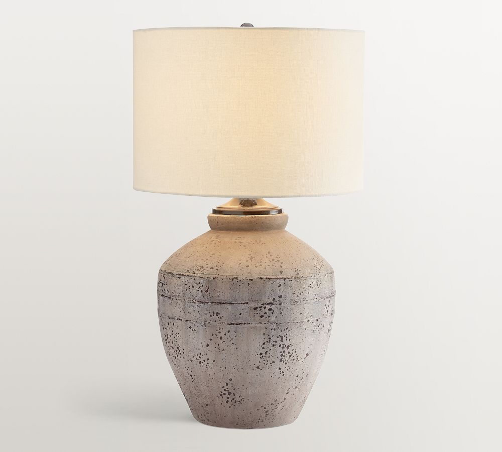 Maddox Petite Terra Cotta Table Lamp (24&quot;)