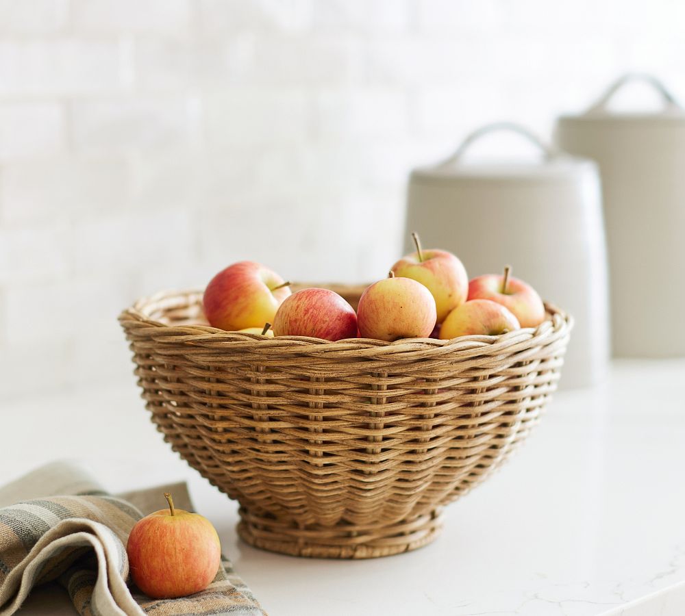 Handwoven Wicker Bowl