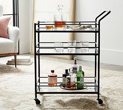 Hugo Metal Bar Cart (29&quot;)