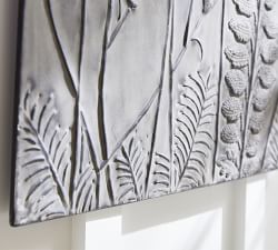 Zinc Flowers Indoor/Outdoor Handcrafted Wall Art