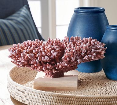 Faux Red Elkhorn Coral | Pottery Barn