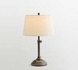 Chelsea Metal Adjustable USB Table Lamp (26&quot;-32&quot;)