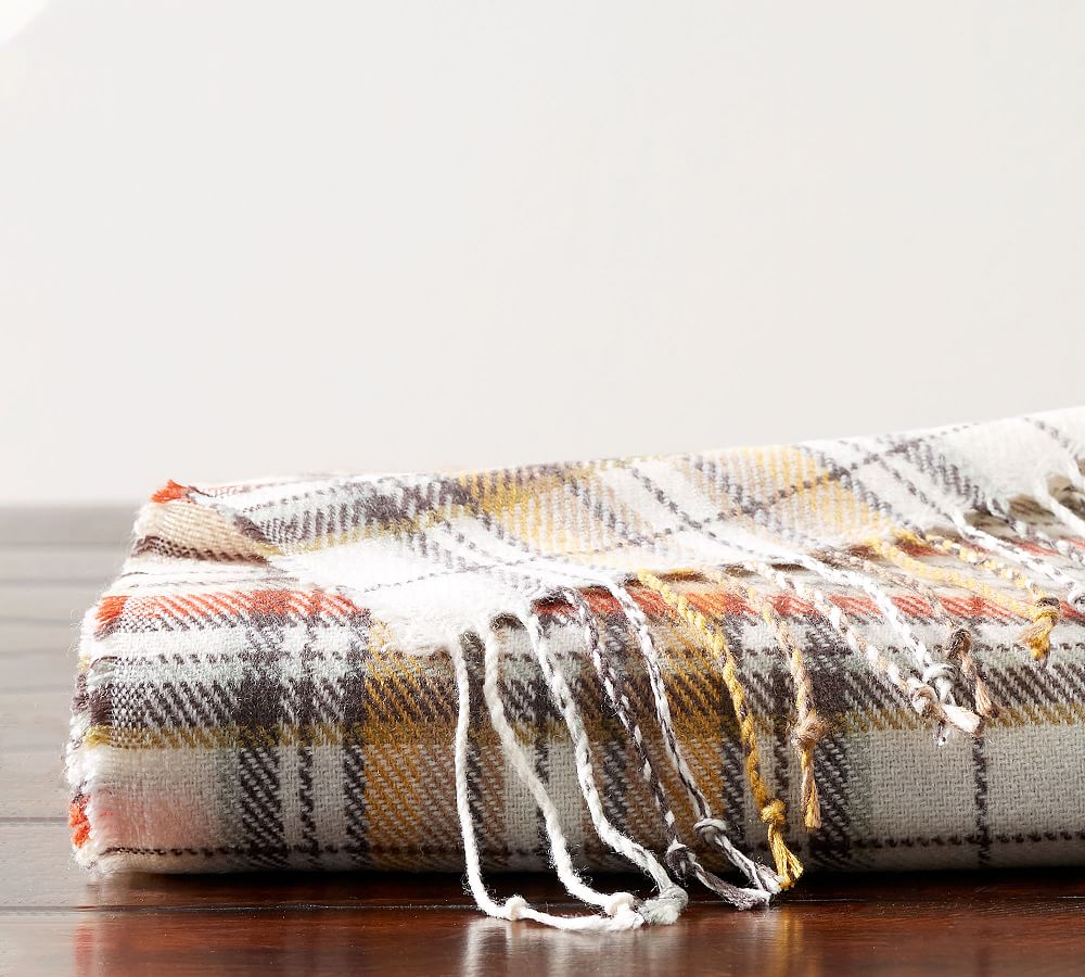 Dunston Plaid Throw Blanket