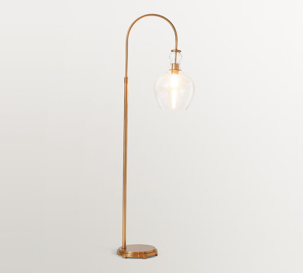 Flynn Recycled Glass Floor Lamp (65")
