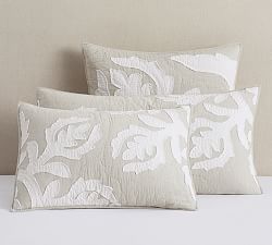 Ohana Handcrafted Cotton Quilted Sham Pottery Barn