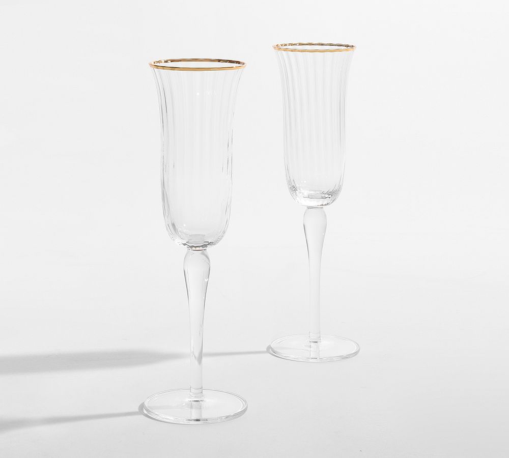 Monique Lhuillier Tatum Champagne Flutes - Set of 2