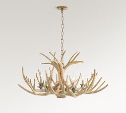 Faux Antler Chandelier (45&quot;)